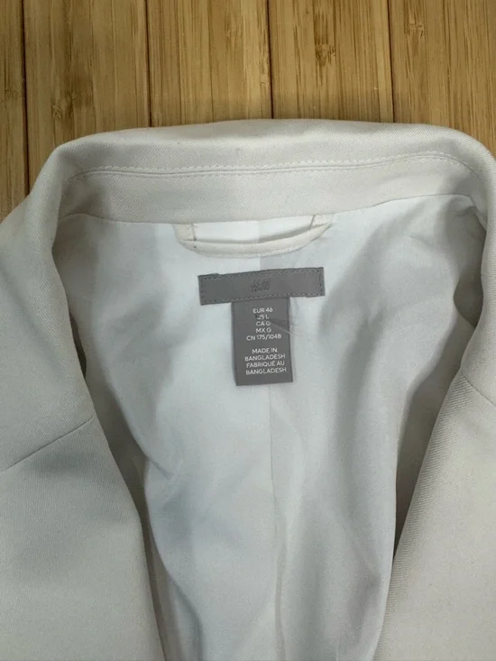 NWOT H&M White Single Breasted Blazer - Picture 16 of 16